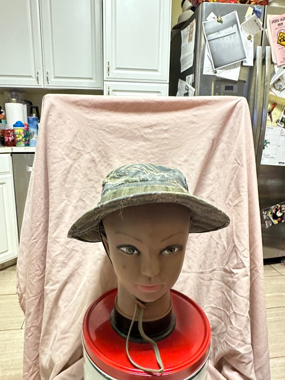 Tiger Stripe Jungle Camouflage Vietnam Style  Boonie Hat Size 7 Made By Propper